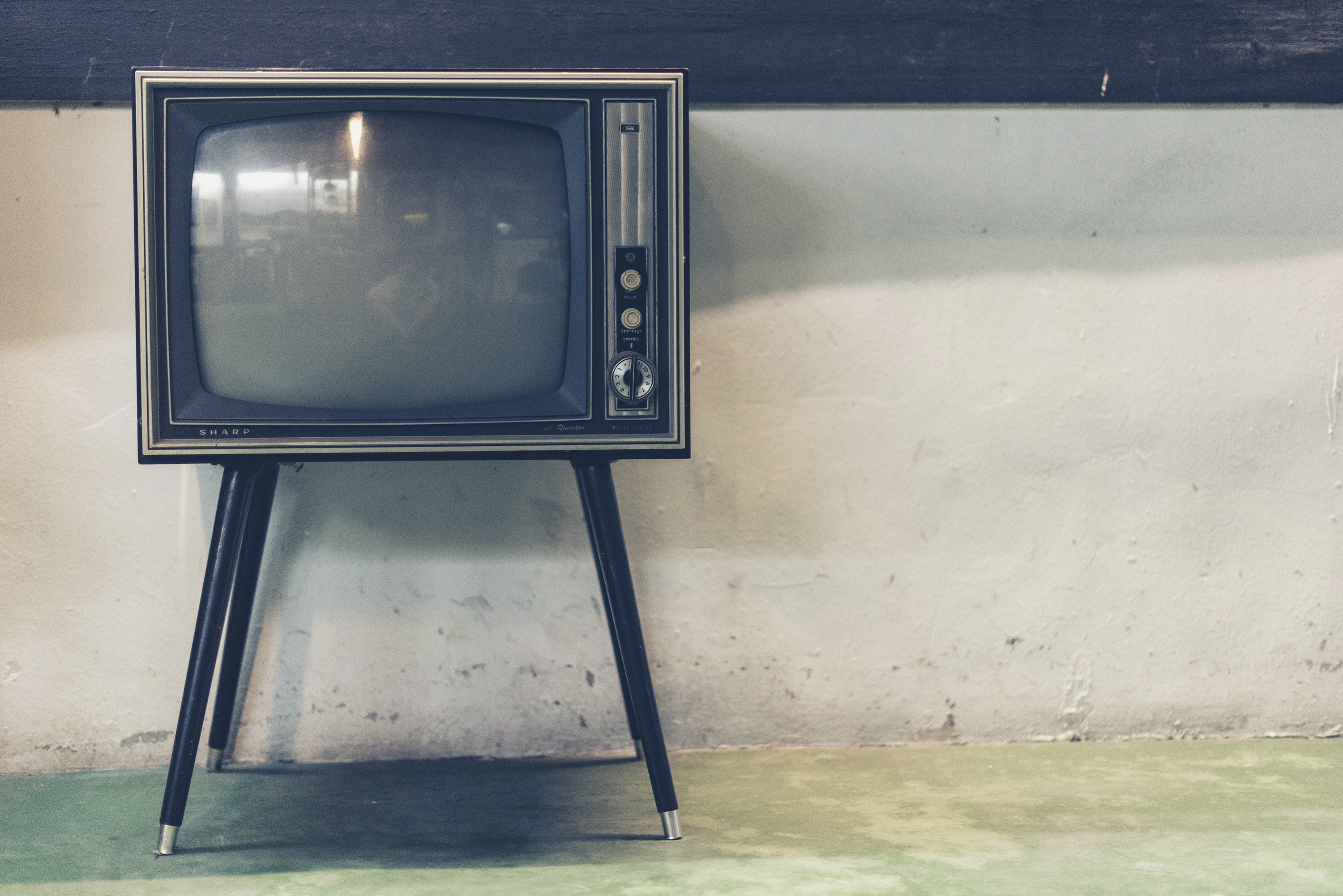 Image of an old TV set